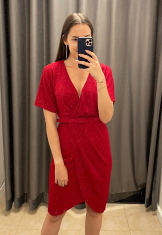 Dopasowana sukienka Monaco - czerwona