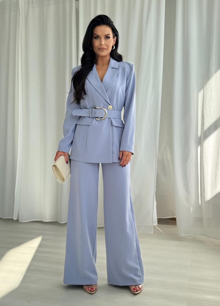 Garnitur Adelaide - błękitny (baby blue)