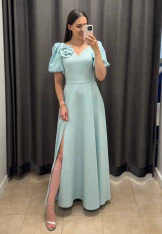 Sukienka Ingrid - mięta / szałwia