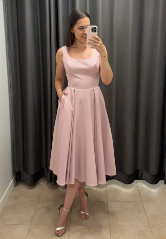 Sukienka Mery - pudrowy róż