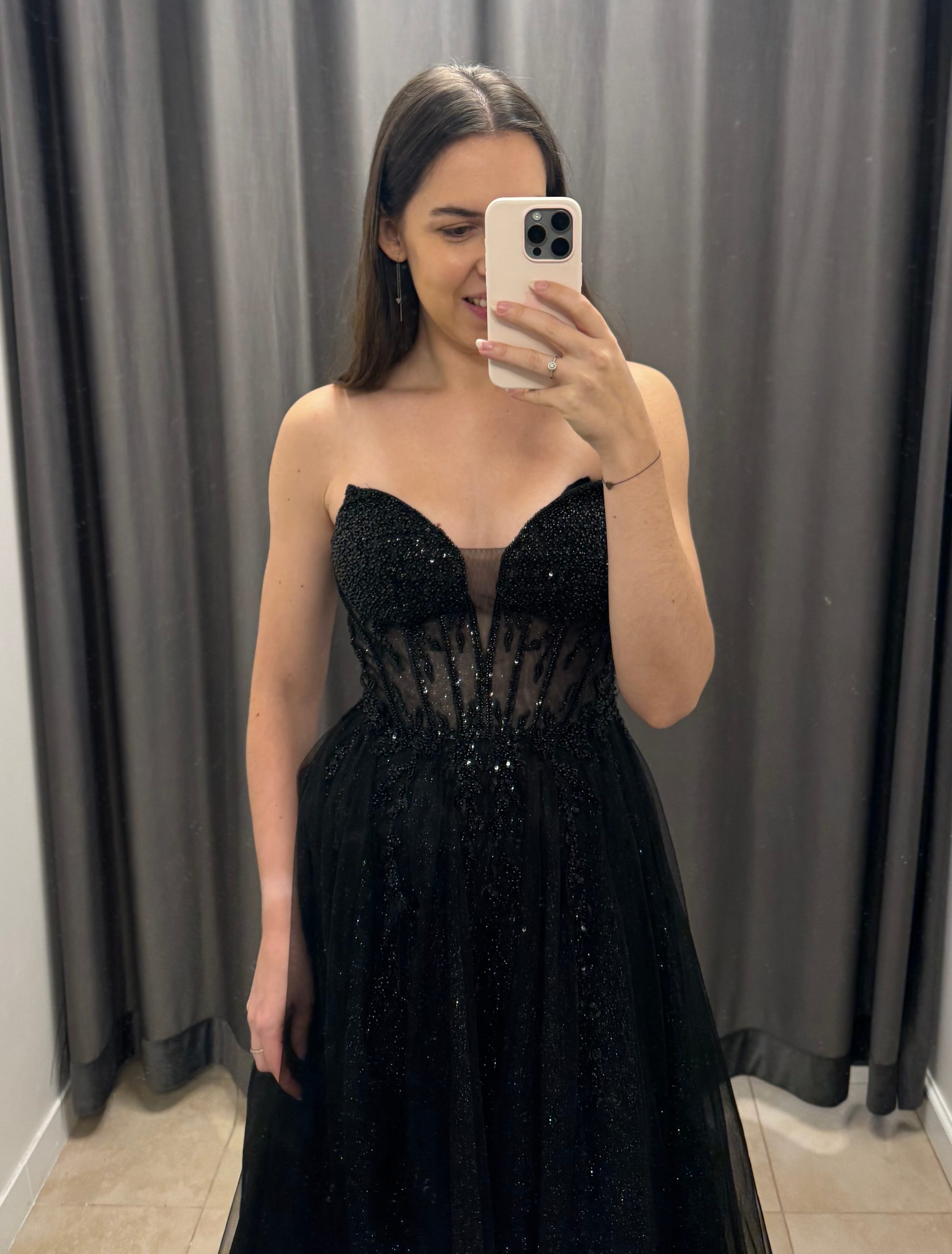 Sukienka Jaśmina - czarna - obrazek 5