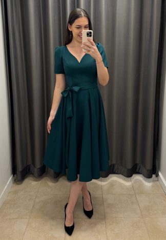 Sukienka Rubi - butelkowa zieleń