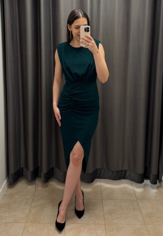 Sukienka Chelsea - butelkowa zieleń