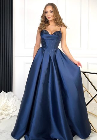 Sukienka Maurycja - granatowa