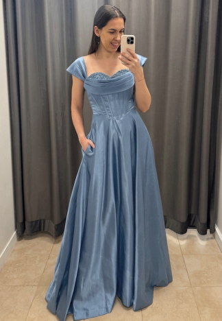 Sukienka Elsa - błękitna