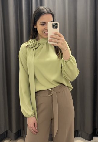 Bluzka Rosalia - seledynowa / pistacja