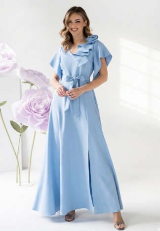 Sukienka Oliwia - błękitna