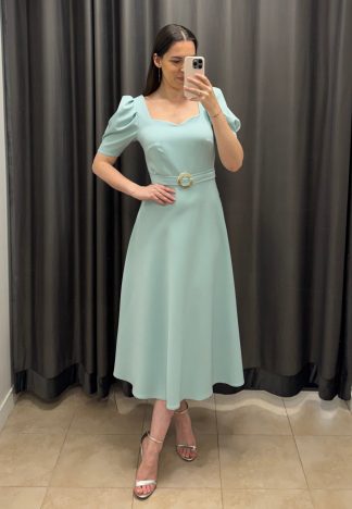 Sukienka Cori - miętowa / pistacja