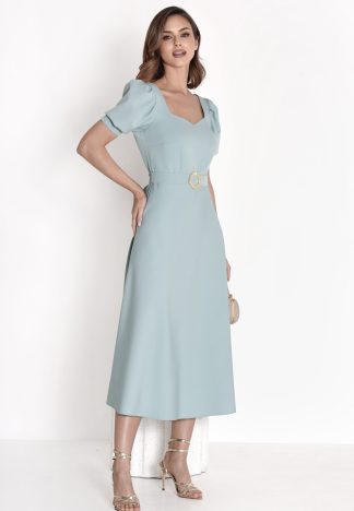 Sukienka Cori - miętowa / pistacja