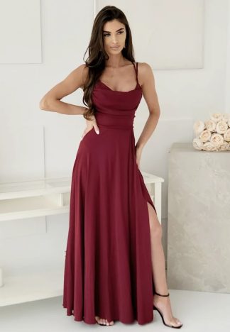 Sukienka Valeria - bordowa