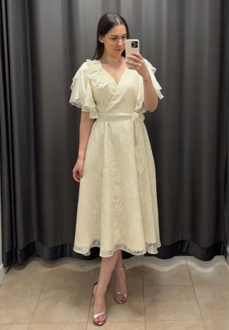Sukienka Frezja - ivory / ecru
